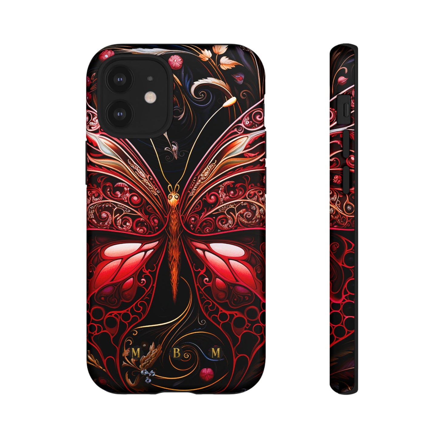 Red Butterfly iPhone Tough Case