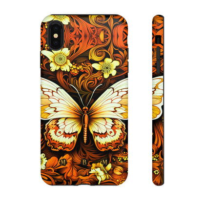 Vintage Orange iPhone Tough Case