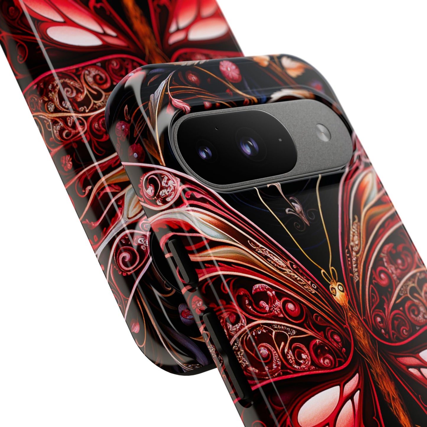Red Butterfly Google Pixel Tough Case