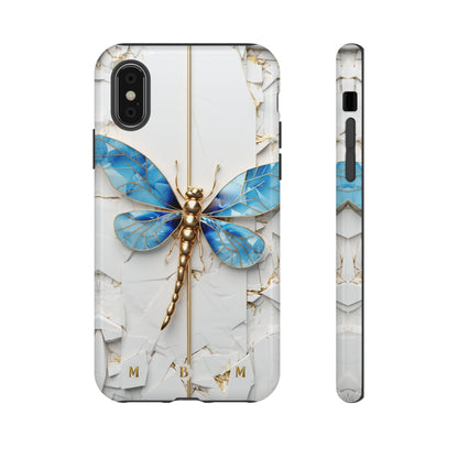 Dragonfly Blue iPhone Tough Case