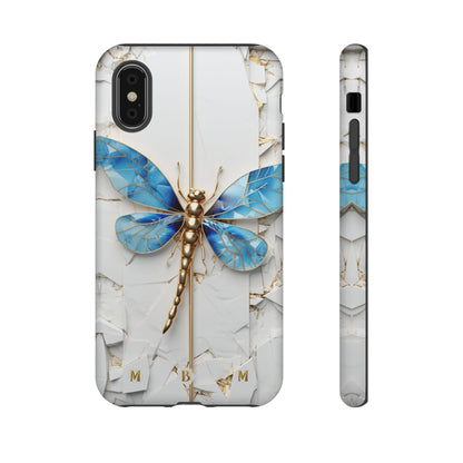 Dragonfly Blue iPhone Tough Case