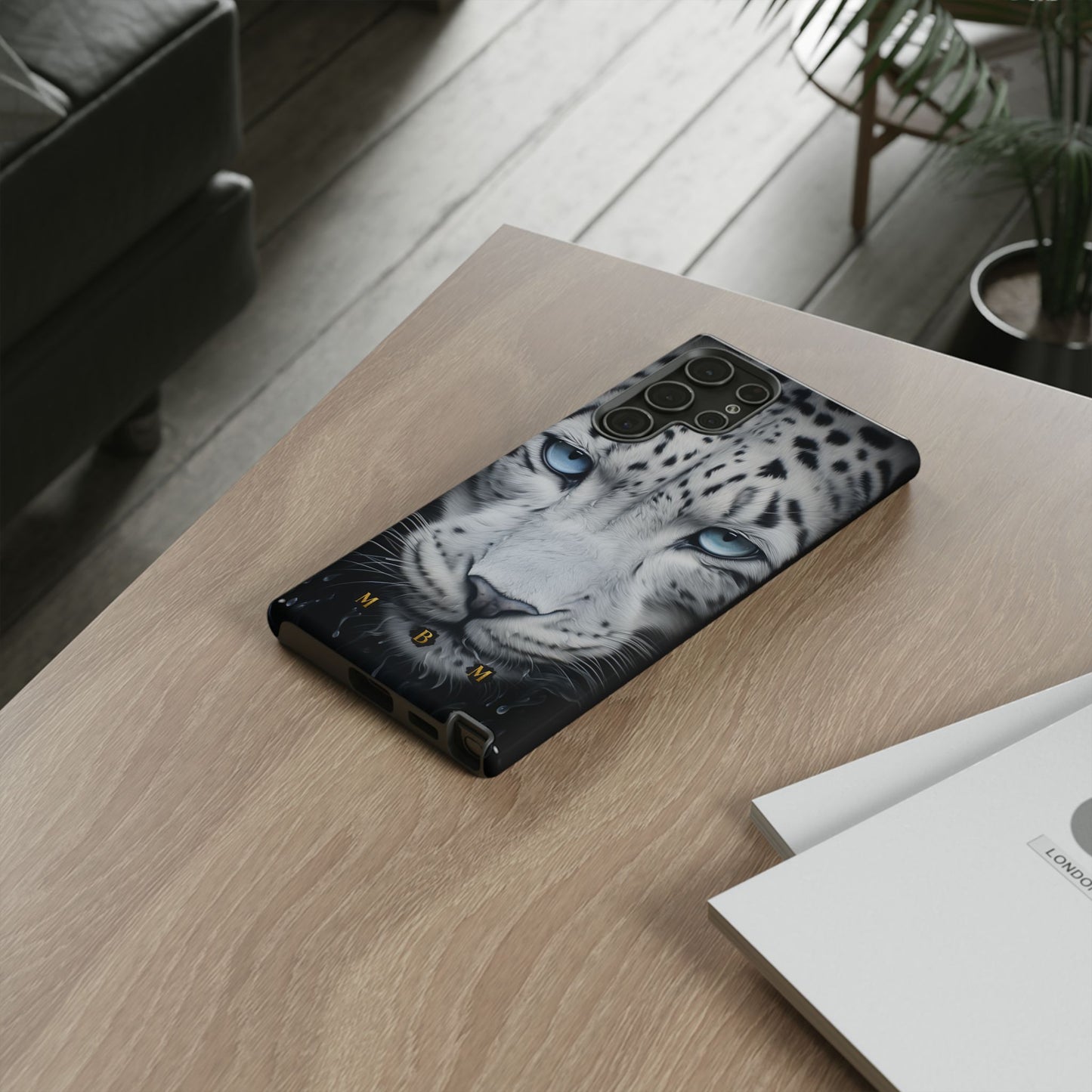 White Leopard Samsung Galaxy S Tough Case
