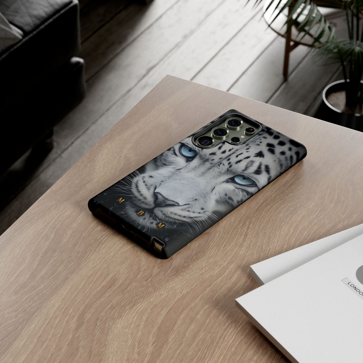 White Leopard Samsung Galaxy S Tough Case