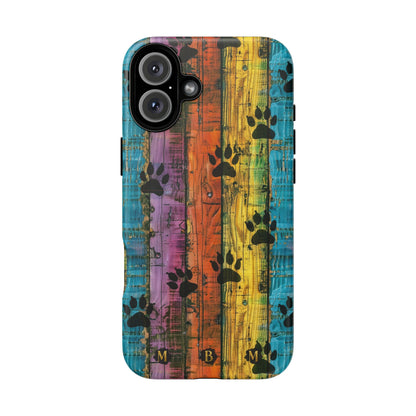 Rainbow Paws iPhone Case