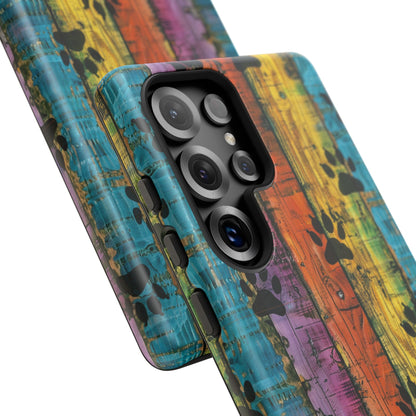 Rainbow Paws Samsung Galaxy S Tough Case