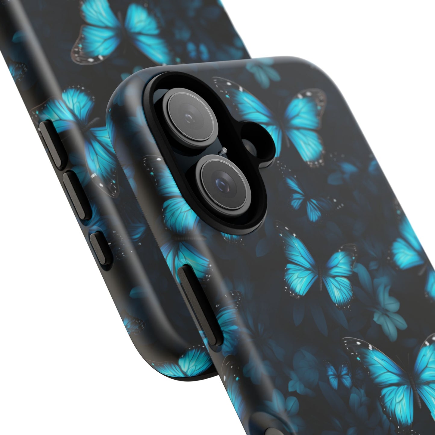 Blue Butterflies iPhone Tough Case