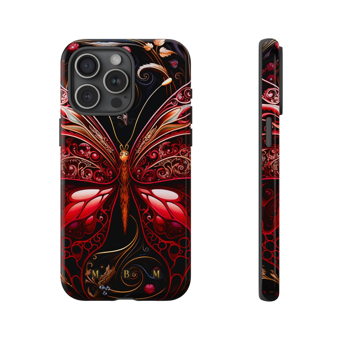 Red Butterfly iPhone Tough Case