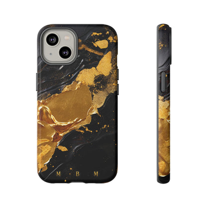 Black Gold iPhone Tough Case