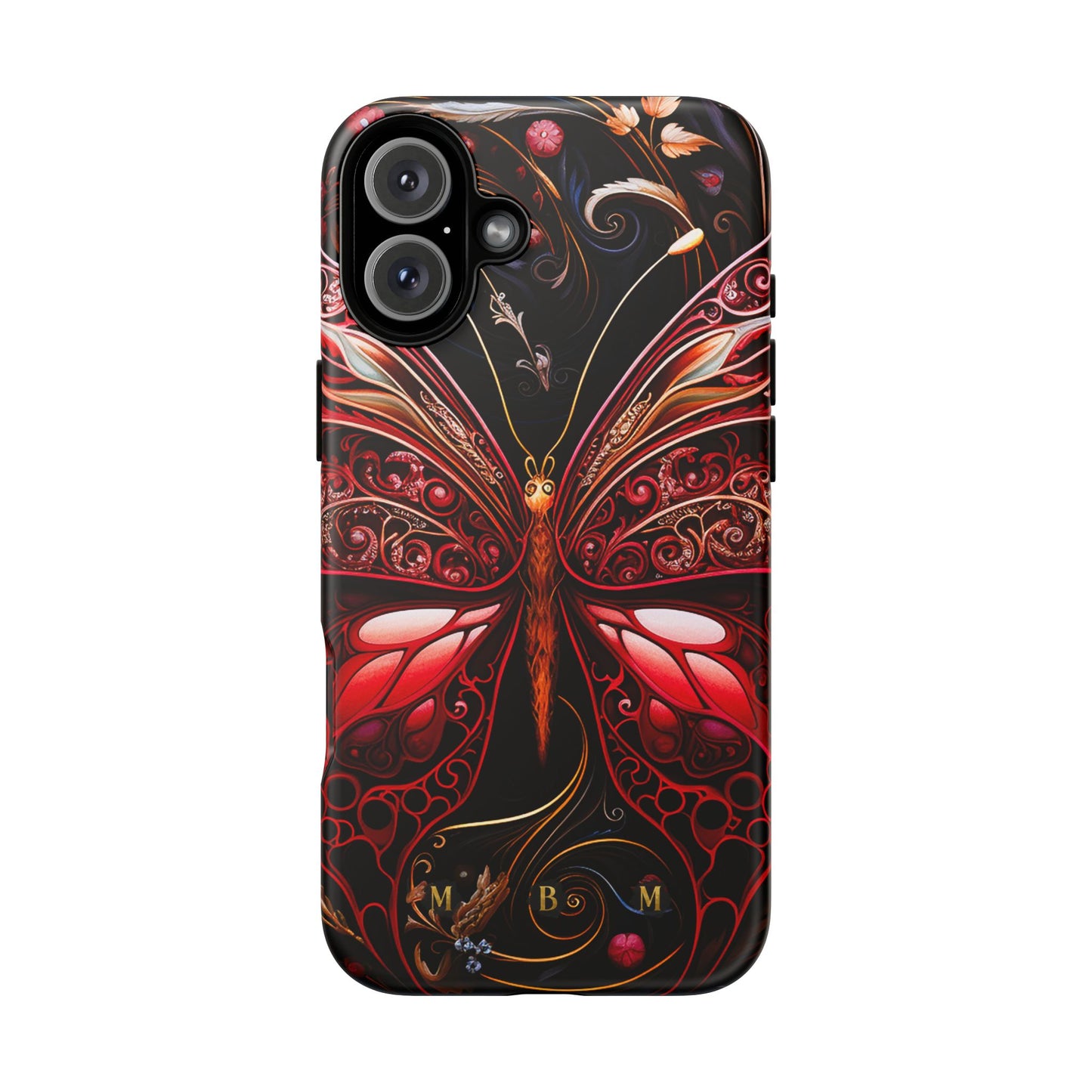 Red Butterfly iPhone Tough Case