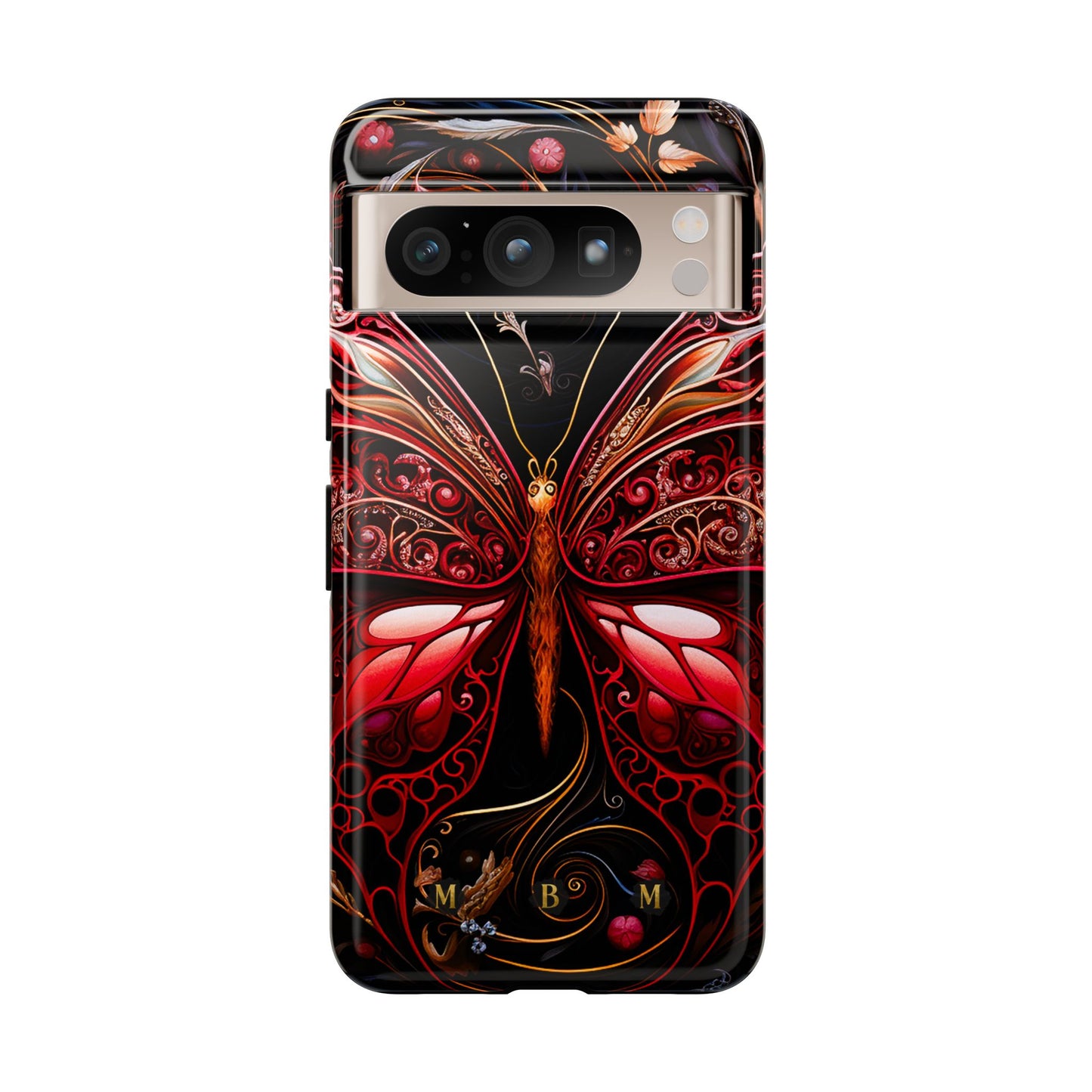 Red Butterfly Google Pixel Tough Case