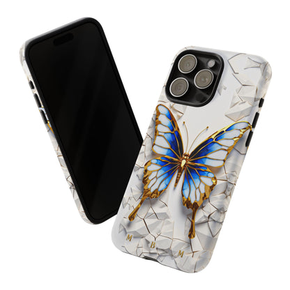 Sapphire Butterfly iPhone Tough Case