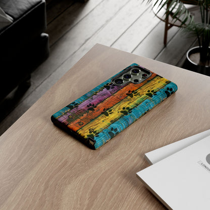 Rainbow Paws Samsung Galaxy S Tough Case