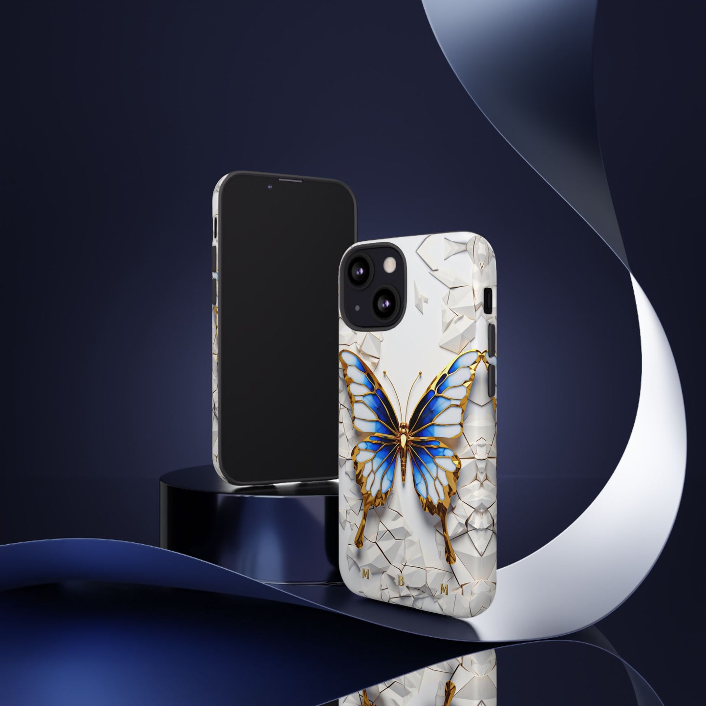 Sapphire Butterfly iPhone Tough Case
