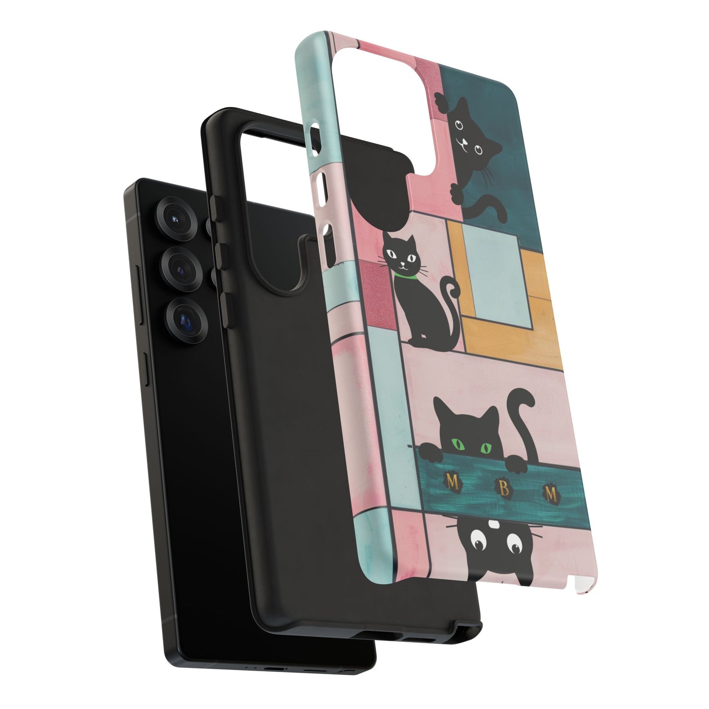 Block Cats Samsung Galaxy S Tough Case