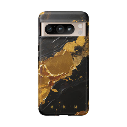 Black Gold Google Pixel Tough Case