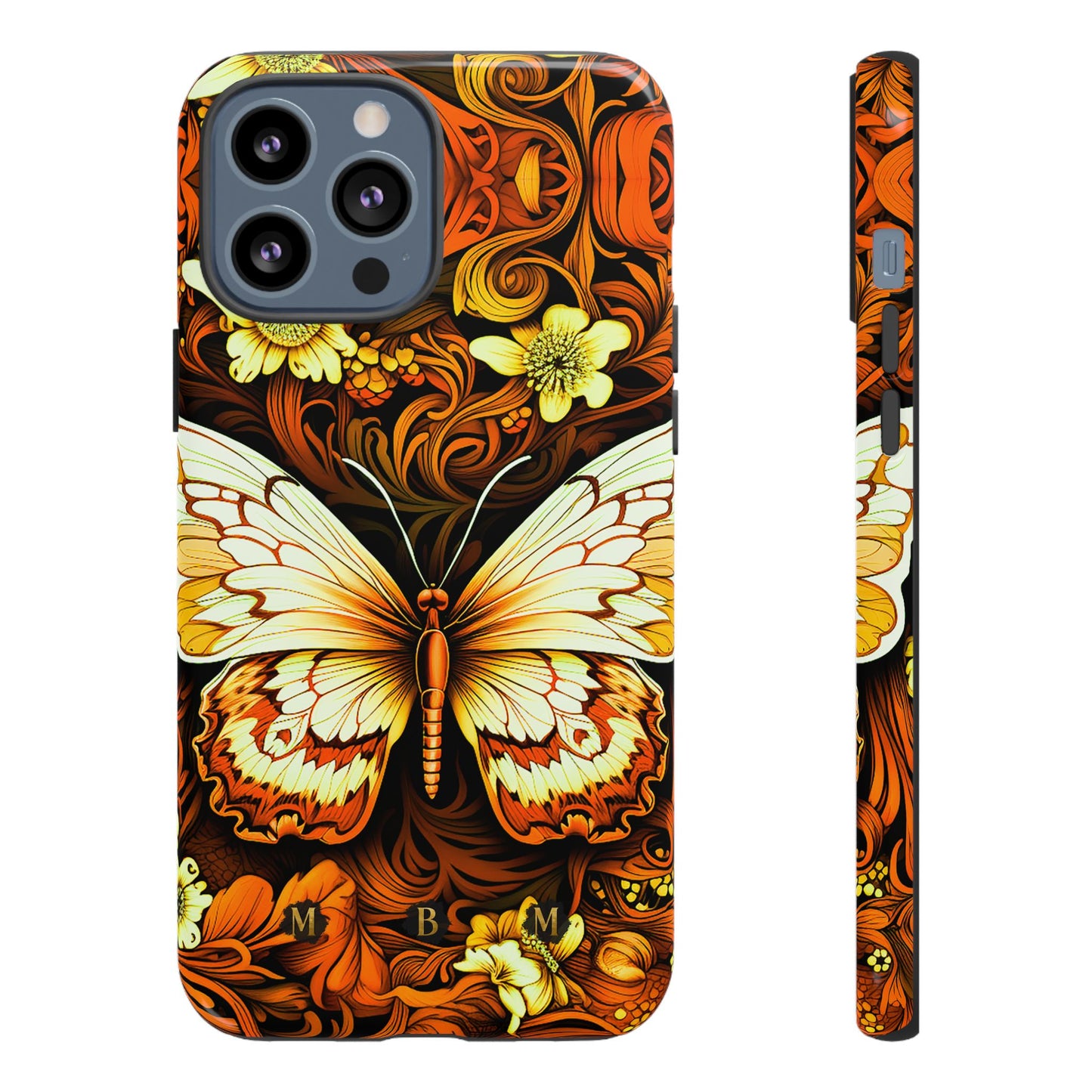 Vintage Orange iPhone Tough Case