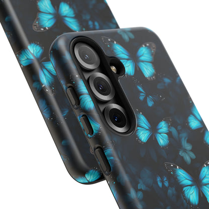 Blue Butterflies Samsung Galaxy S Tough Case