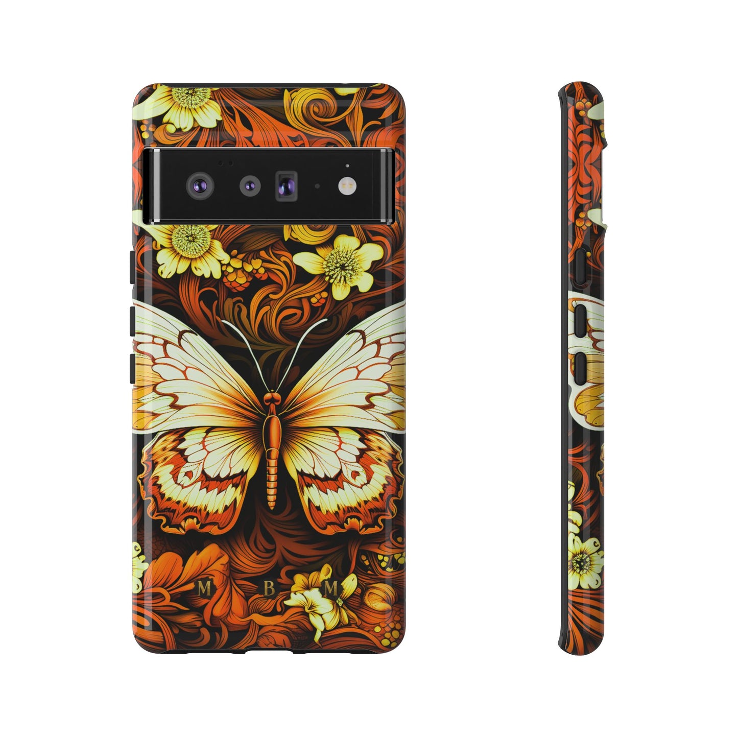 Vintage Orange Google Pixel Tough Case