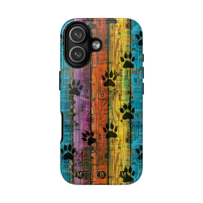 Rainbow Paws iPhone Case