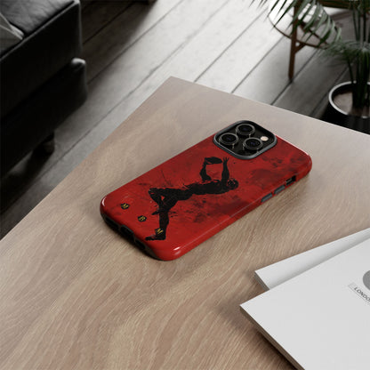 Red 1st & 10 iPhone Tough Case