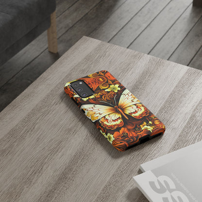 Vintage Orange Samsung Galaxy S Tough Case