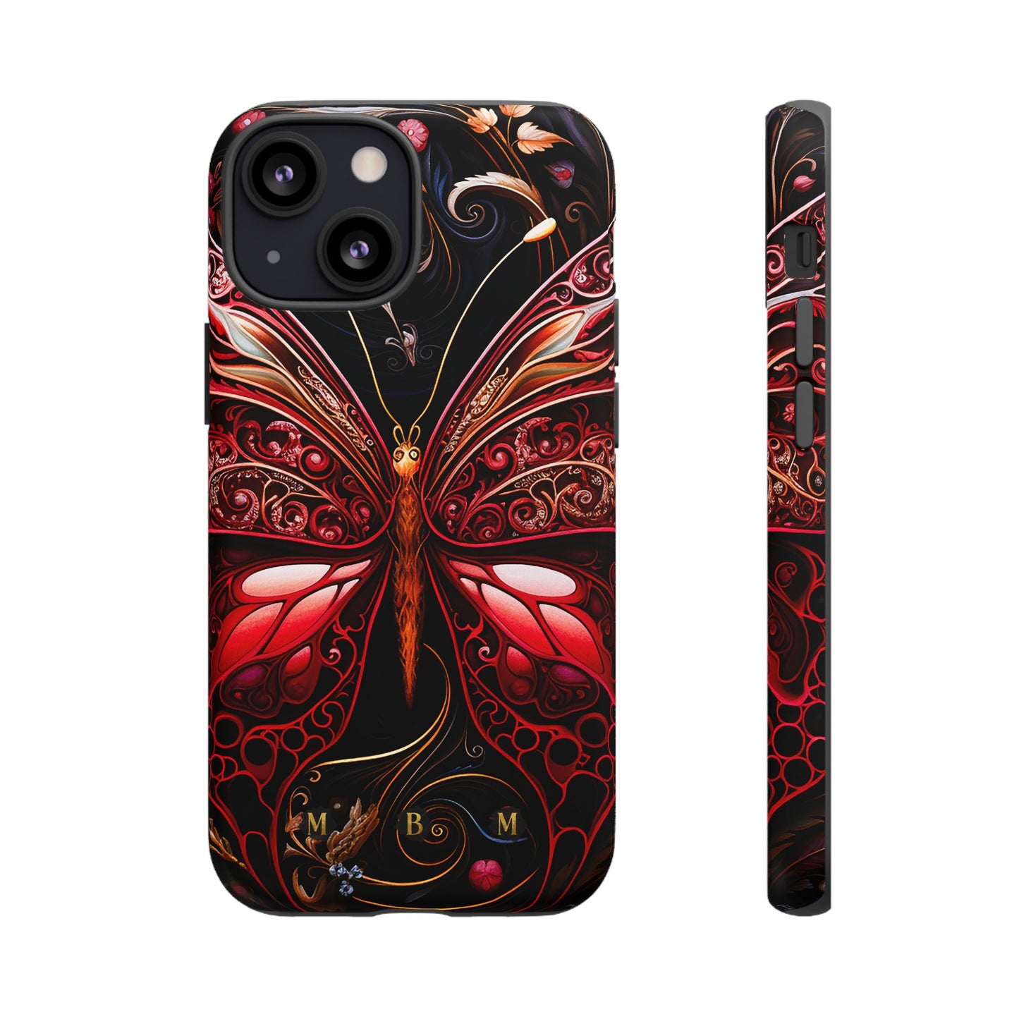 Red Butterfly iPhone Tough Case