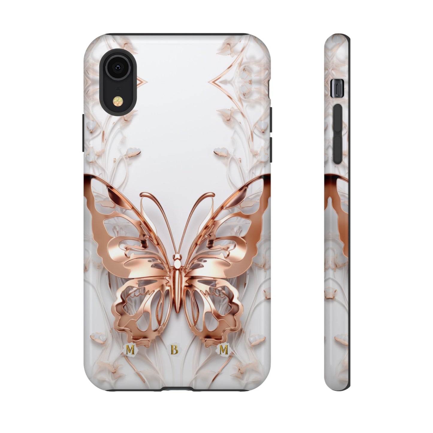 Rose Gold Butterfly iPhone Case