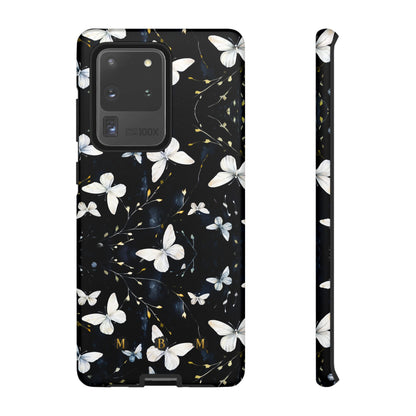 White Butterflies Samsung Galaxy S Tough Case