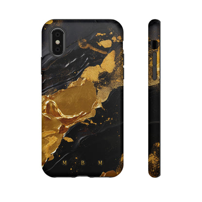 Black Gold iPhone Tough Case