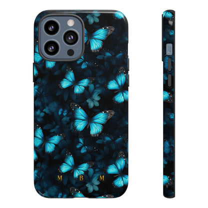 Blue Butterflies iPhone Tough Case