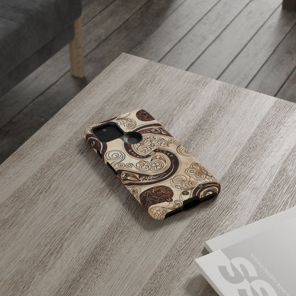 Sepia Scroll Google Pixel Tough Case
