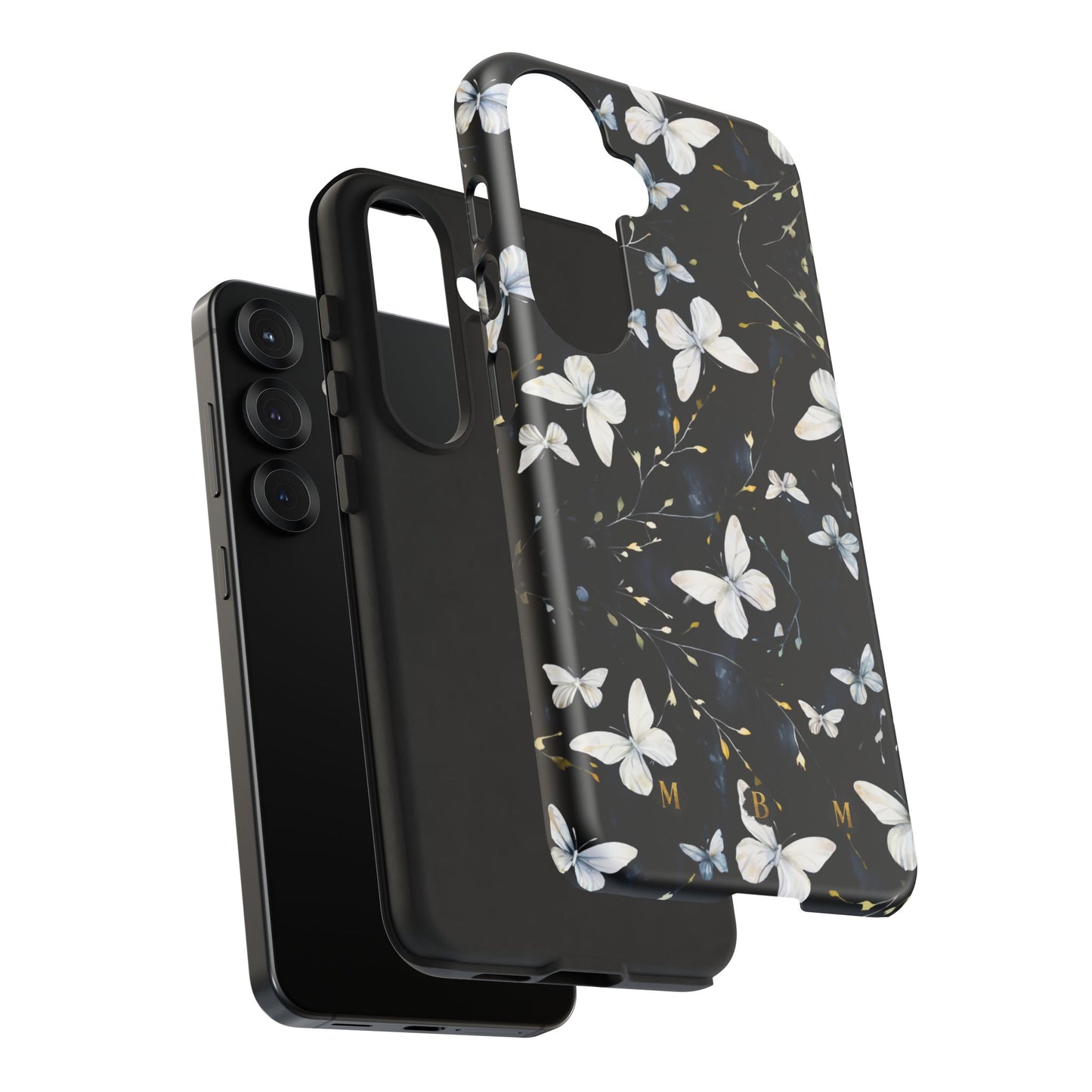 White Butterflies Samsung Galaxy S Tough Case