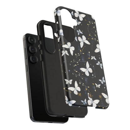 White Butterflies Samsung Galaxy S Tough Case