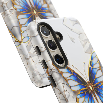 Sapphire Butterfly Samsung Galaxy S Tough Case