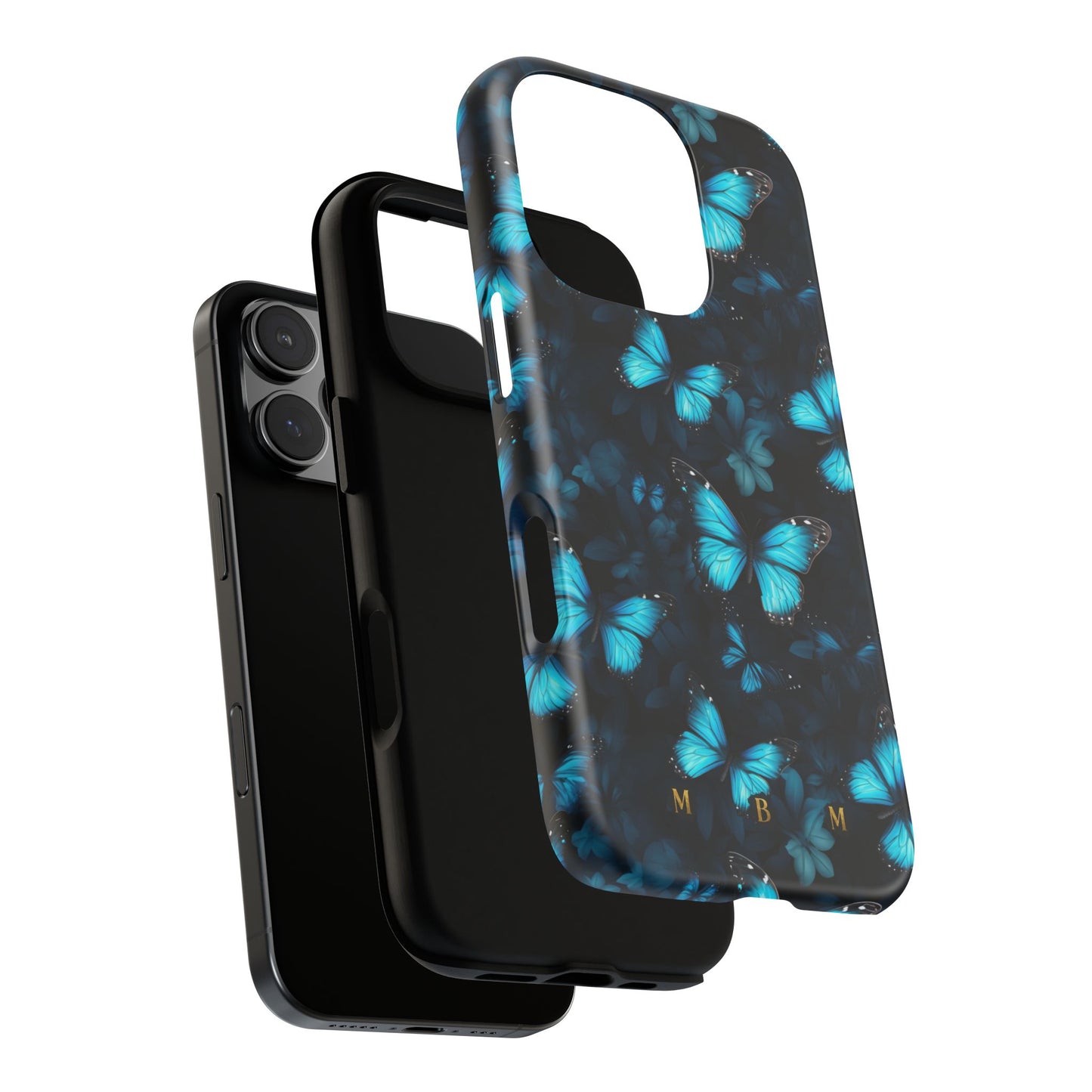 Blue Butterflies iPhone Tough Case