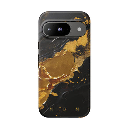 Black Gold Google Pixel Tough Case