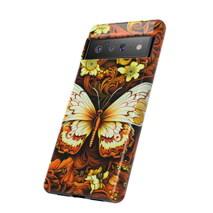 Vintage Orange Google Pixel Tough Case