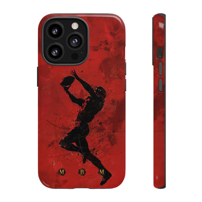 Red 1st & 10 iPhone Tough Case