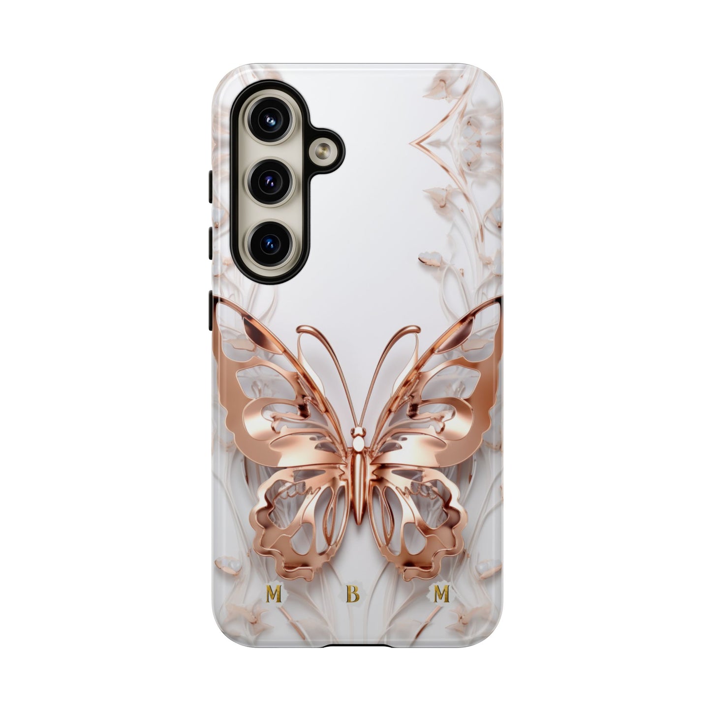 Rose Gold Butterfly Samsung Galaxy S Tough Case