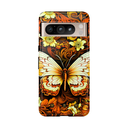 Vintage Orange Google Pixel Tough Case