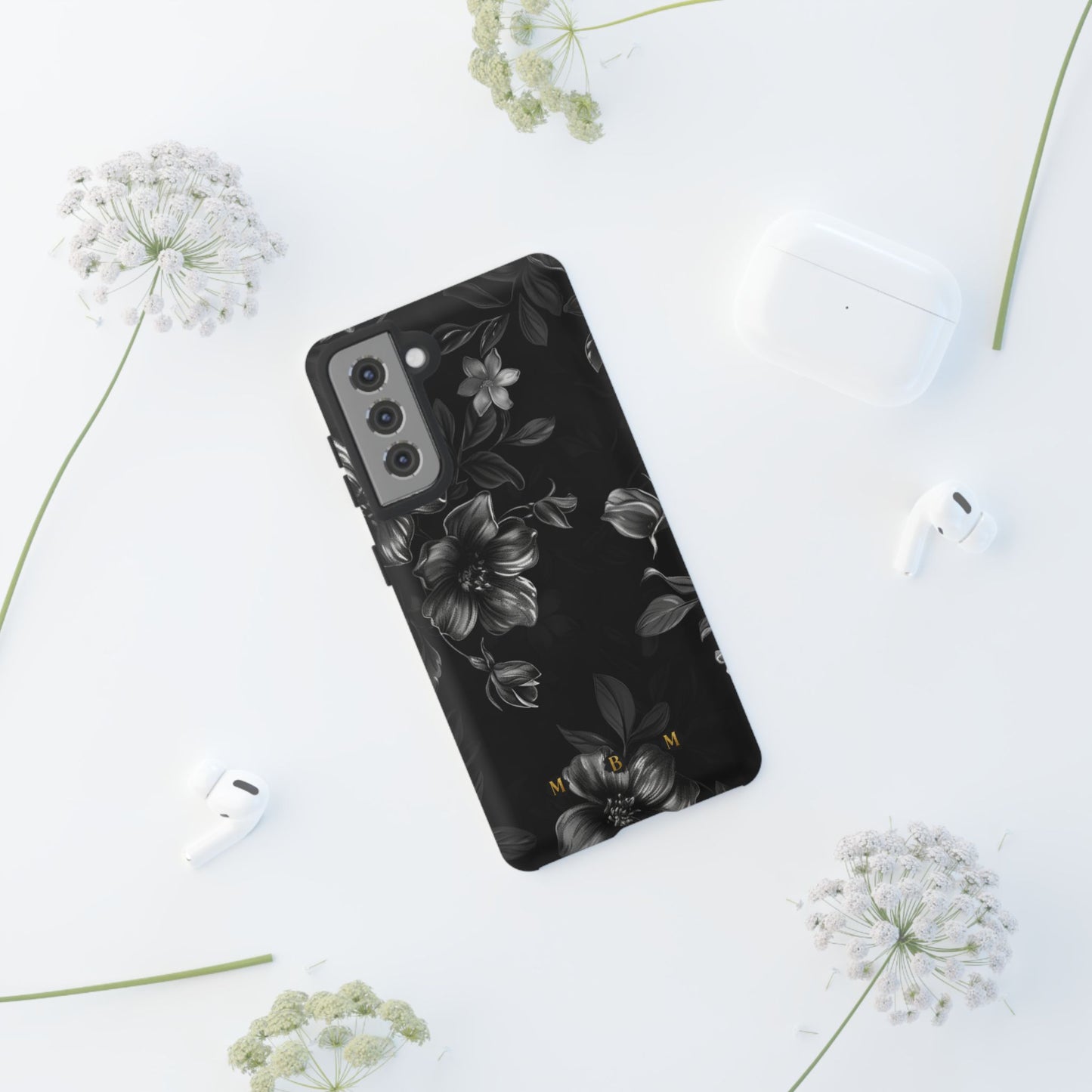 Midnight Flora Samsung Galaxy S Tough Case