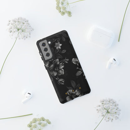 Midnight Flora Samsung Galaxy S Tough Case