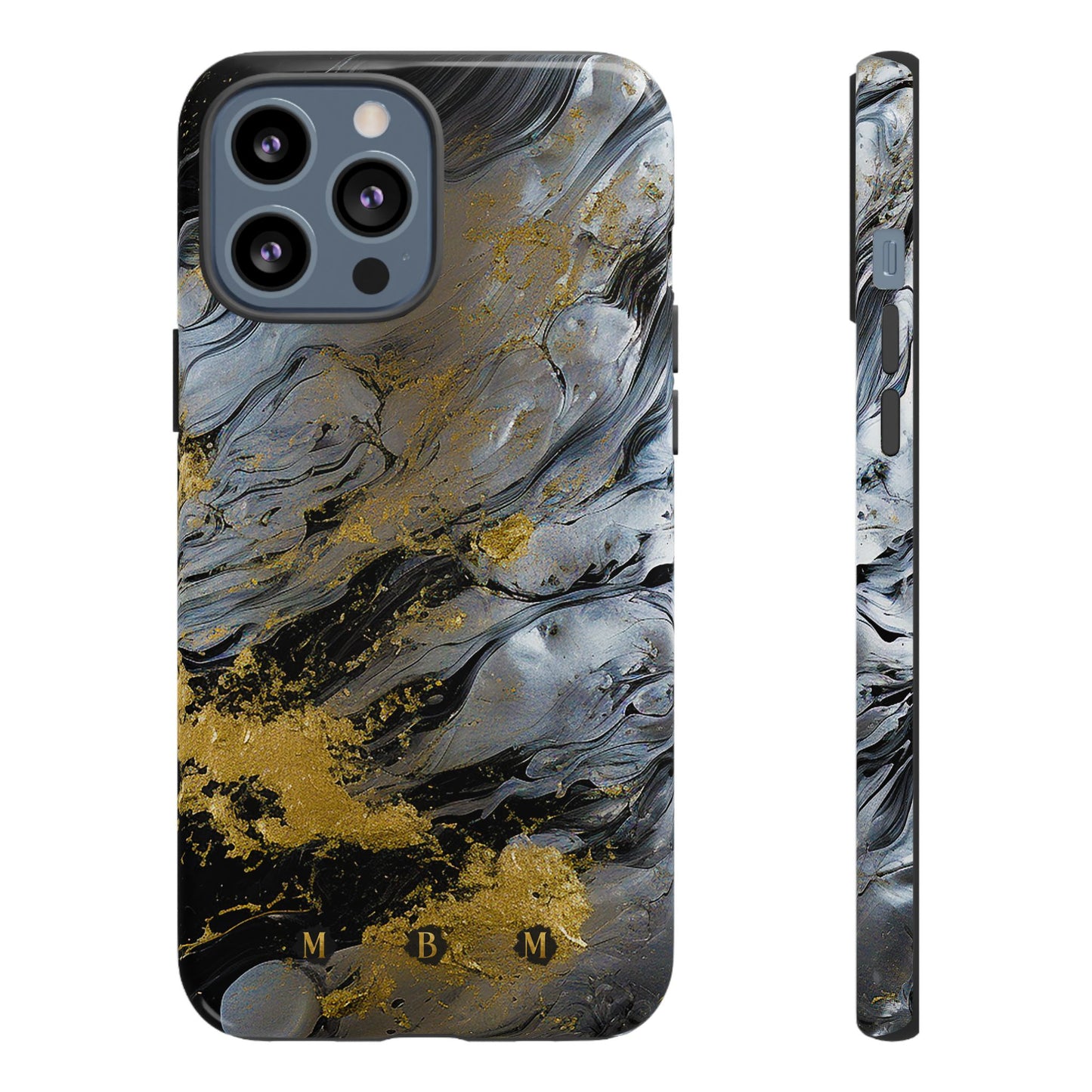 Tarnished Silver iPhone Tough Case