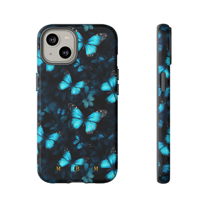Blue Butterflies iPhone Tough Case
