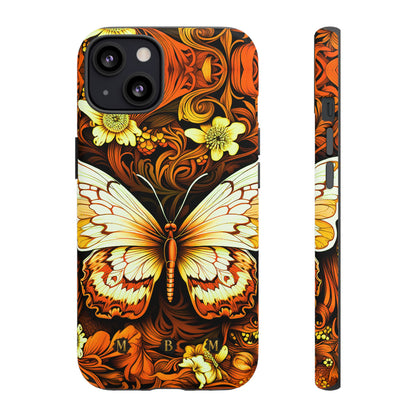 Vintage Orange iPhone Tough Case