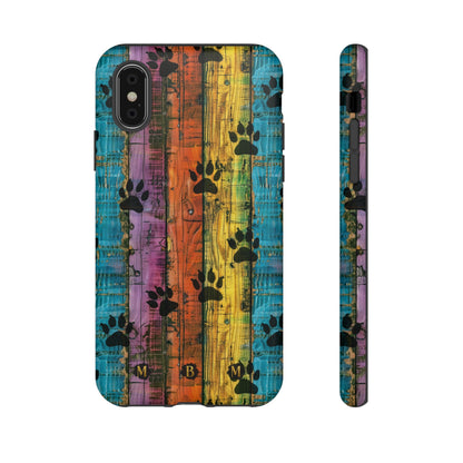 Rainbow Paws iPhone Case