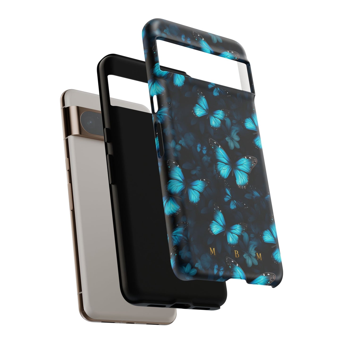 Blue Butterflies Google Pixel Tough Case