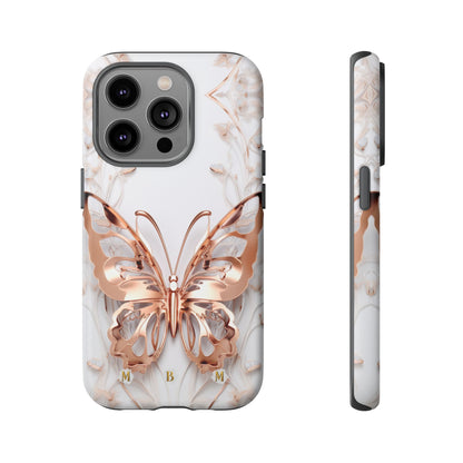 Rose Gold Butterfly iPhone Case