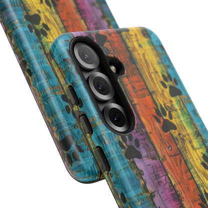 Rainbow Paws Samsung Galaxy S Tough Case