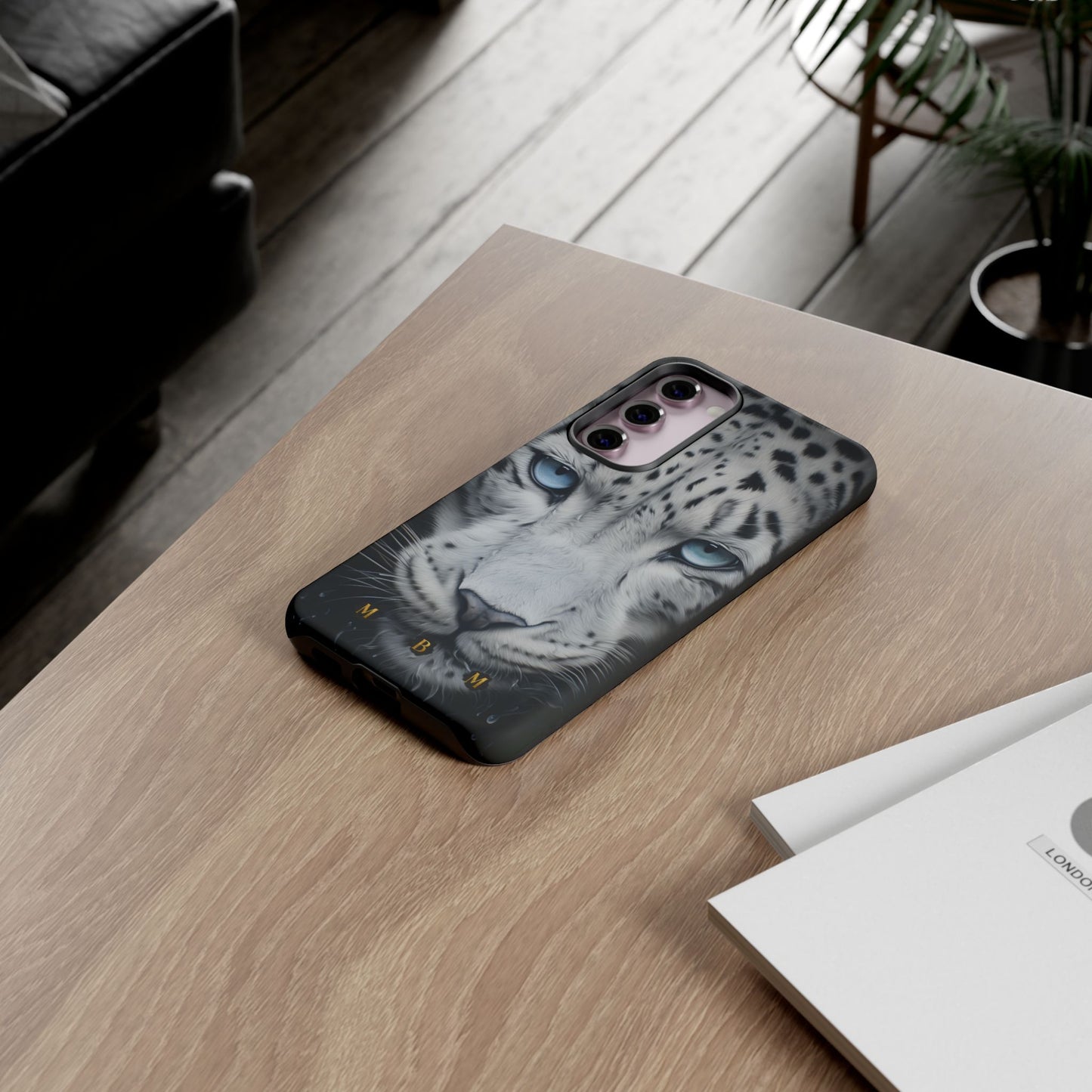 White Leopard Samsung Galaxy S Tough Case